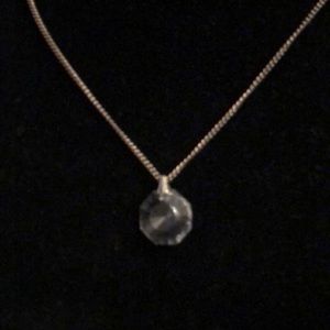 Silver and Crystal Necklace